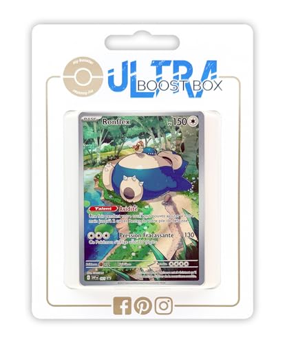 Ronflex (Relaxo) SV051 Alternative Pokémon Gallery - Myboost X Écarlate et Violet 3.5-151 Box mit 10 französisch Pokémon-Karten Ronflex (Relaxo) SV051 Alternative Pokémon Gallery - Myboost X Écarlate et Violet 3.5-151 Box mit 10 französisch Pokémon-Karten von my-booster