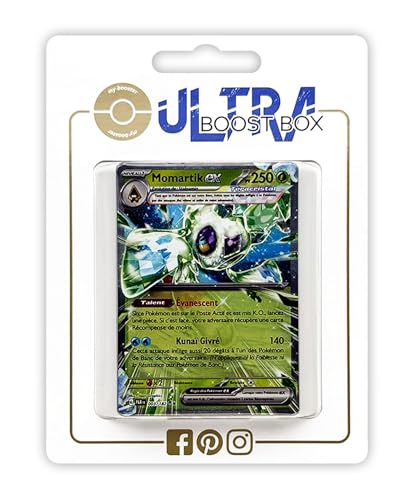 Momartik ex (Froslass ex) 3/182 Tera - Myboost X Écarlate et Violet 4 - Faille Paradoxe Box of 10 Pokemon French Cards Momartik ex (Froslass ex) 3/182 Tera - Myboost X Écarlate et Violet 4 - Faille Paradoxe Box of 10 Pokemon French Cards von my-booster