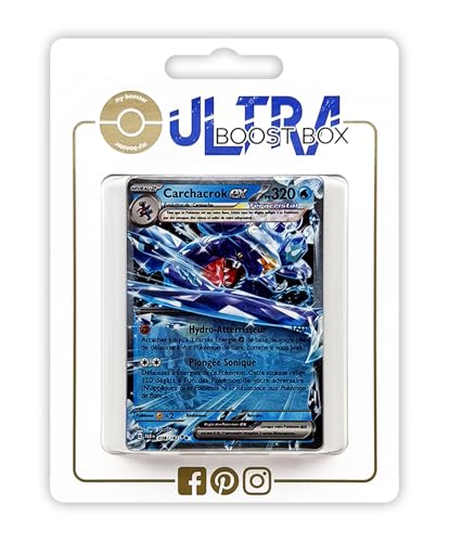 Carchacrok ex (Garchomp ex) 38/182 Tera - Myboost X Écarlate et Violet 4 - Faille Paradoxe Box of 10 Pokemon French Cards von my-booster