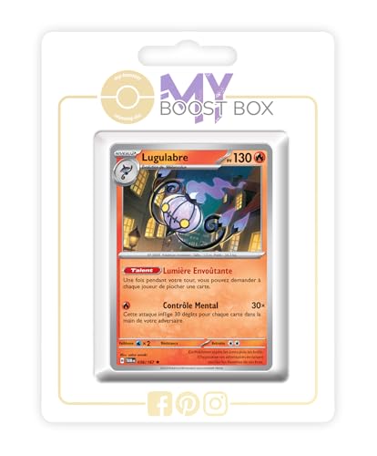 Lugulabre (Skelabra) 38/167 Holo oder Reverse (zufällig) - Myboost X Écarlate et Violet 6 - Mascarade Crépusculaire Box mit 10 französisch Pokémon-Karten Lugulabre (Skelabra) 38/167 Holo oder Reverse (zufällig) - Myboost X Écarlate et Violet 6 - Mascarade Crépusculaire Box mit 10 französisch Pokémon-Karten von my-booster