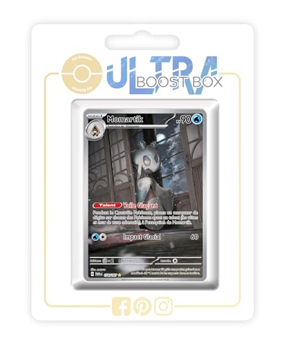 Momartik (Frosdedje) 174/167 Geheimer Alternative Pokémon Gallery - Ultraboost X Écarlate et Violet 6 - Mascarade Crépusculaire Box mit 10 französisch Pokémon-Karten Momartik (Frosdedje) 174/167 Geheimer Alternative Pokémon Gallery - Ultraboost X Écarlate et Violet 6 - Mascarade Crépusculaire Box mit 10 französisch Pokémon-Karten von my-booster