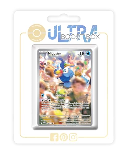 Nigosier (Urgl) 176/167 Geheimer Alternative Pokémon Gallery - Ultraboost X Écarlate et Violet 6 - Mascarade Crépusculaire Box mit 10 französisch Pokémon-Karten von my-booster