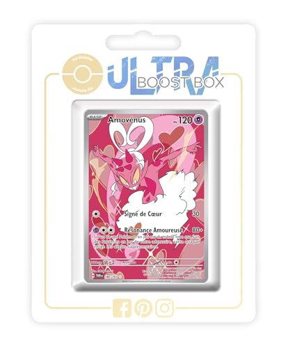 Amovénus (Cupidos) 180/167 Geheimer Alternative Pokémon Gallery - Ultraboost X Écarlate et Violet 6 - Mascarade Crépusculaire Box mit 10 französisch Pokémon-Karten von my-booster