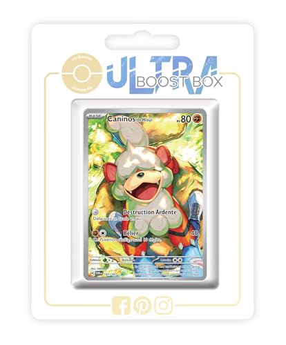 Caninos de Hisui (Hisui-Fukano) 181/167 Geheimer Alternative Pokémon Gallery - Ultraboost X Écarlate et Violet 6 - Mascarade Crépusculaire Box mit 10 französisch Pokémon-Karten von my-booster