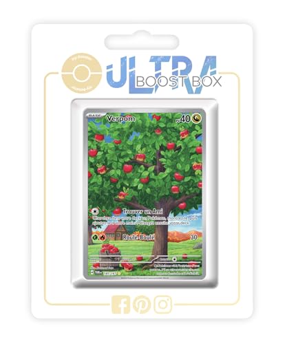 Verpom (Knapfel) 185/167 Geheimer Alternative Pokémon Gallery - Ultraboost X Écarlate et Violet 6 - Mascarade Crépusculaire Box mit 10 französisch Pokémon-Karten von my-booster