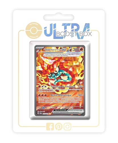 Ogerpon Masque du Fourneau ex (Ofenmaske) 212/167 Terakristall Geheimer Alternative Pokémon Gallery - Ultraboost X Écarlate et Violet 6 - Mascarade Crépusculaire Box mit 10 französisch Pokémon-Karten von my-booster
