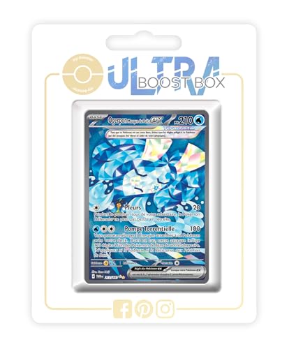 Ogerpon Masque du Puits ex (Brunnenmaske) 213/167 Terakristall Geheimer Alternative Pokémon Gallery - Ultraboost X Écarlate et Violet 6 - Mascarade Crépusculaire Box mit 10 französisch Pokémon-Karten von my-booster