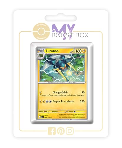 my-booster SV07-FR24-MB-053 Lucanon (Donarion) 053/142 Reverse-Myboost X, Écarlate et Violet 7 Couronne Stellaire, Box mit 10 französisch Pokémon-Karten von my-booster