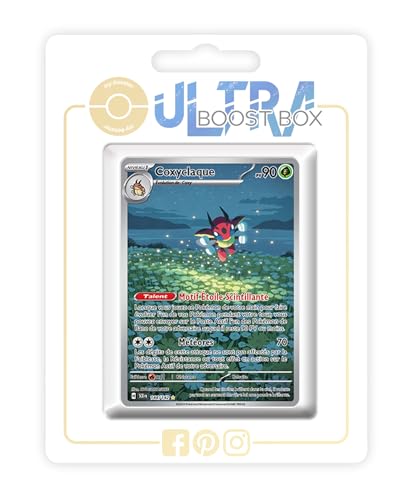 my-booster SV07-FR24-UB-144 Coxyclaque (Ledian) 144/142 Geheimer Alternative Gallery-Myboost X, Écarlate et Violet 7 Couronne Stellaire, Box mit 10 französisch Pokémon-Karten my-booster SV07-FR24-UB-144 Coxyclaque (Ledian) 144/142 Geheimer Alternative Gallery-Myboost X, Écarlate et Violet 7 Couronne Stellaire, Box mit 10 französisch Pokémon-Karten von my-booster