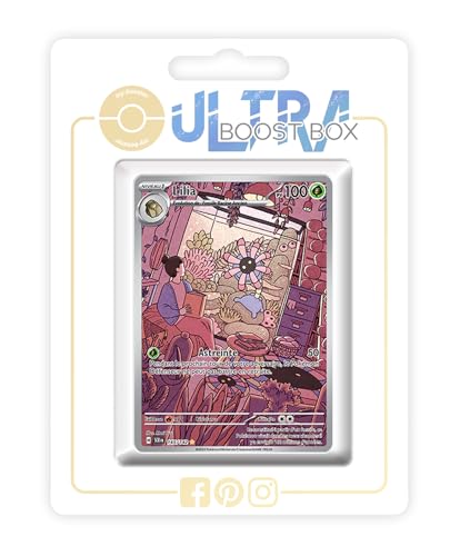 my-booster SV07-FR24-UB-145 Lilia (Liliep) 145/142 Geheimer Alternative Gallery-Myboost X, Écarlate et Violet 7 Couronne Stellaire, Box mit 10 französisch Pokémon-Karten von my-booster