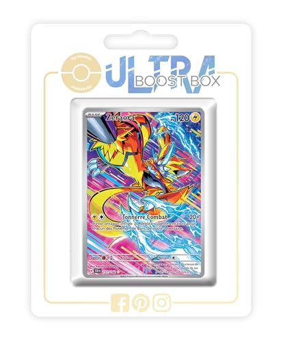 my-booster SV07-FR24-UB-151 Zeraora 151/142 Geheimer Alternative Gallery-Myboost X, Écarlate et Violet 7 Couronne Stellaire, Box mit 10 französisch Pokémon-Karten my-booster SV07-FR24-UB-151 Zeraora 151/142 Geheimer Alternative Gallery-Myboost X, Écarlate et Violet 7 Couronne Stellaire, Box mit 10 französisch Pokémon-Karten von my-booster