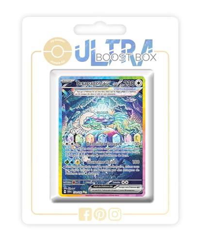 my-booster SV07-FR24-UB-170 Terapagos ex 170/142 Terakristall Geheimer Alternative Gallery-Myboost X, Écarlate et Violet 7 Couronne Stellaire, Box mit 10 französisch Pokémon-Karten my-booster SV07-FR24-UB-170 Terapagos ex 170/142 Terakristall Geheimer Alternative Gallery-Myboost X, Écarlate et Violet 7 Couronne Stellaire, Box mit 10 französisch Pokémon-Karten von my-booster