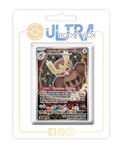 my-booster SV07-FR24-UB-SV141 Noarfang (Noctuh) SV141 Alternative Gallery-Myboost X, Écarlate et Violet 7 Couronne Stellaire, Box mit 10 französisch Pokémon-Karten von my-booster