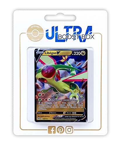 Libégon V (Libelldra V) 106/172 - Ultraboost X Epée et Bouclier 9 - Stars Étincelantes - Box mit 10 französisch Pokémon-Karten von my-booster