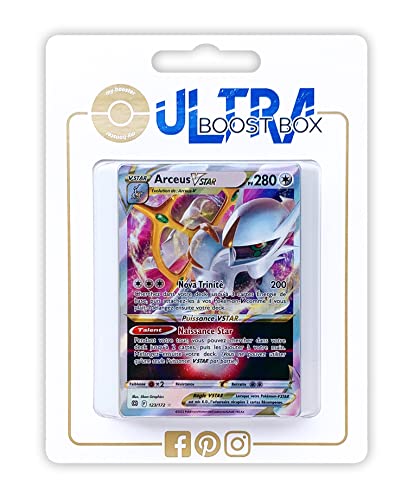 Arceus VSTAR 123/172 - Ultraboost X Epée et Bouclier 9 - Stars Étincelantes - Box mit 10 französisch Pokémon-Karten von my-booster