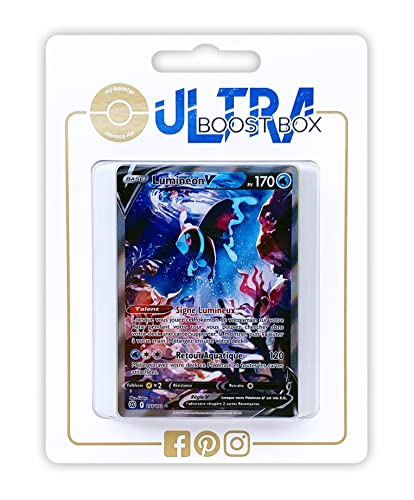 Luminéon V (Lumineon V) 156/172 Alternative Full Art - Ultraboost X Epée et Bouclier 9 - Stars Étincelantes - Box mit 10 französisch Pokémon-Karten von my-booster