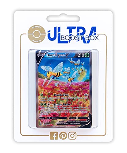 Dardargnan V (Bibor V) 161/189 Alternative Full Art - Ultraboost X Epée et Bouclier 10 Astres Radieux - Box mit 10 französisch Pokémon-Karten von my-booster