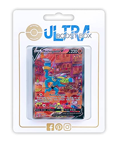 Mackogneur V (Machomei V) 172/189 Alternative Full Art - Ultraboost X Epée et Bouclier 10 Astres Radieux - Box mit 10 französisch Pokémon-Karten von my-booster