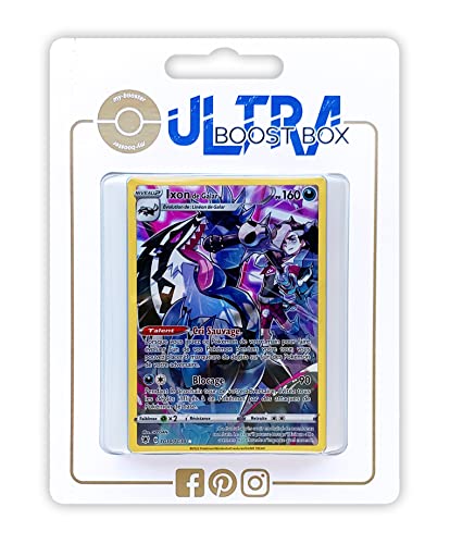 Ixon de Galar (Galar-Barrikadax) TG10/TG30 Geheimer Full Art - Ultraboost X Epée et Bouclier 10 Astres Radieux - Box mit 10 französisch Pokémon-Karten von my-booster