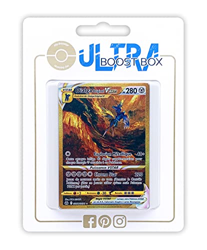 Dialga Originel VSTAR (Ur-Dialga VSTAR) GG68/GG70 Geheimer Alternative Gold Pokémon Gallery - Ultraboost X Epée et Bouclier 12.5 Zénith Suprême - Box mit 10 französisch Pokémon-Karten von my-booster
