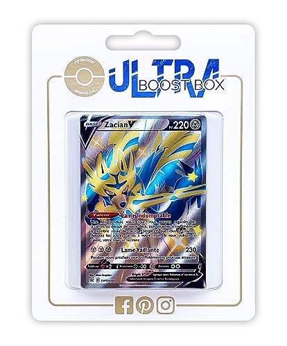 Zacian V SWSH292 Full Art - Ultraboost X Epée et Bouclier 12.5 Zénith Suprême - Box mit 10 französisch Pokémon-Karten Zacian V SWSH292 Full Art - Ultraboost X Epée et Bouclier 12.5 Zénith Suprême - Box mit 10 französisch Pokémon-Karten von my-booster