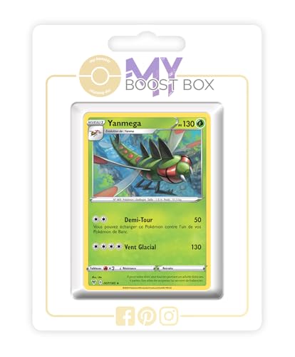 my-booster SWSH04-FR24-MB-007 Yanmega 007/185 Wendbare Holo-Myboost X Epée et Bouclier, 4 Voltage Éclatant, Box mit 10 französisch Pokémon-Karten my-booster SWSH04-FR24-MB-007 Yanmega 007/185 Wendbare Holo-Myboost X Epée et Bouclier, 4 Voltage Éclatant, Box mit 10 französisch Pokémon-Karten von my-booster