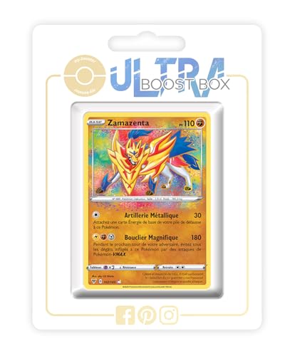 my-booster SWSH04-FR24-UB-102 Zamazenta 102/185 Atemberaubend Holo Ultraboost X Epée et Bouclier, 4 Voltage Éclatant, Box mit 10 französisch Pokémon-Karten my-booster SWSH04-FR24-UB-102 Zamazenta 102/185 Atemberaubend Holo Ultraboost X Epée et Bouclier, 4 Voltage Éclatant, Box mit 10 französisch Pokémon-Karten von my-booster