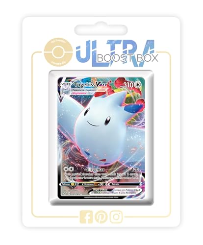 my-booster SWSH04-FR24-UB-141 Togekiss VMAX 141/185 Full Art-Ultraboost X Epée et Bouclier, 4 Voltage Éclatant, Box mit 10 französisch Pokémon-Karten my-booster SWSH04-FR24-UB-141 Togekiss VMAX 141/185 Full Art-Ultraboost X Epée et Bouclier, 4 Voltage Éclatant, Box mit 10 französisch Pokémon-Karten von my-booster