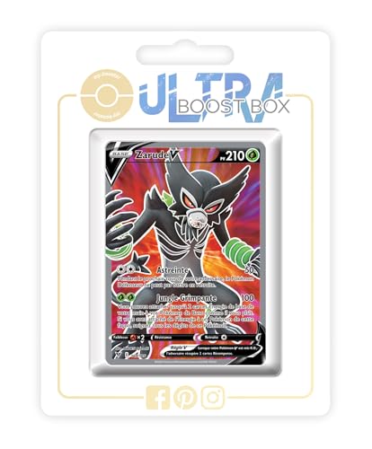 my-booster SWSH04-FR24-UB-167 Zarude V 167/185 Full Art-Ultraboost X Epée et Bouclier, 4 Voltage Éclatant, Box mit 10 französisch Pokémon-Karten my-booster SWSH04-FR24-UB-167 Zarude V 167/185 Full Art-Ultraboost X Epée et Bouclier, 4 Voltage Éclatant, Box mit 10 französisch Pokémon-Karten von my-booster
