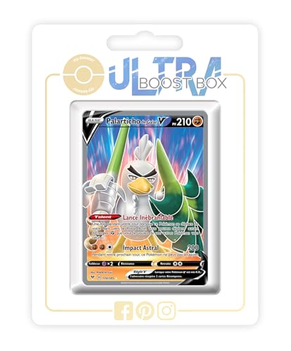 my-booster SWSH04-FR24-UB-174 Palarticho de Galar V (Galar-Lauchzelot V) 174/185 Full Art-Ultraboost X Epée et Bouclier, 4 Voltage Éclatant, Box mit 10 französisch Pokémon-Karten von my-booster