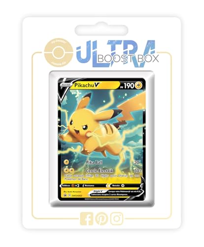 my-booster SWSH04-FR24-UB-SWSH063 Pikachu SWSH063 Ultraboost X Epée et Bouclier, 4 Voltage Éclatant, Box mit 10 französisch Pokémon-Karten my-booster SWSH04-FR24-UB-SWSH063 Pikachu SWSH063 Ultraboost X Epée et Bouclier, 4 Voltage Éclatant, Box mit 10 französisch Pokémon-Karten von my-booster