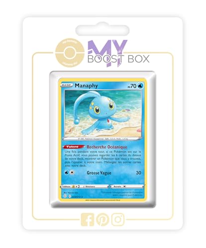 my-booster SWSH045-FR25-MB-024 Manaphy 024/072 Wendbare Holo-Myboost X Epée et Bouclier, 4.5 Destinées Radieuses, Box mit 10 französisch Pokémon-Karten my-booster SWSH045-FR25-MB-024 Manaphy 024/072 Wendbare Holo-Myboost X Epée et Bouclier, 4.5 Destinées Radieuses, Box mit 10 französisch Pokémon-Karten von my-booster