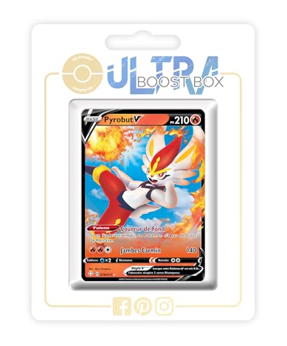 my-booster SWSH045-FR25-UB-018 Sinistrail V (Moruda V) 018/072 Myboost X Epée et Bouclier, 4.5 Destinées Radieuses, Box mit 10 französisch Pokémon-Karten von my-booster