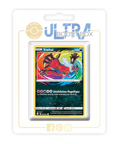 my-booster SWSH045-FR25-UB-046 Yveltal 046/072 Atemberaubend Holo Myboost X Epée et Bouclier, 4.5 Destinées Radieuses, Box mit 10 französisch Pokémon-Karten my-booster SWSH045-FR25-UB-046 Yveltal 046/072 Atemberaubend Holo Myboost X Epée et Bouclier, 4.5 Destinées Radieuses, Box mit 10 französisch Pokémon-Karten von my-booster
