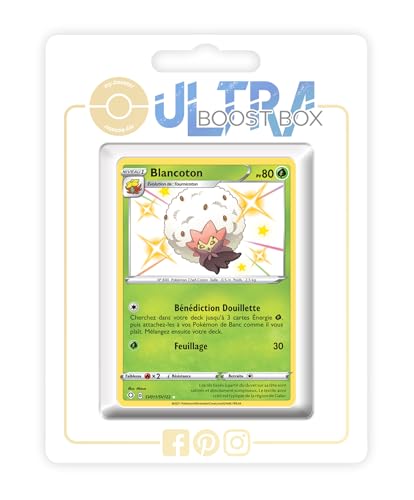 my-booster SWSH045-FR25-UB-SV011 Blancoton (Cottomi) SV011/SV122 Geheimer Schillerndes-Myboost X Epée et Bouclier, 4.5 Destinées Radieuses, Box mit 10 französisch Pokémon-Karten von my-booster