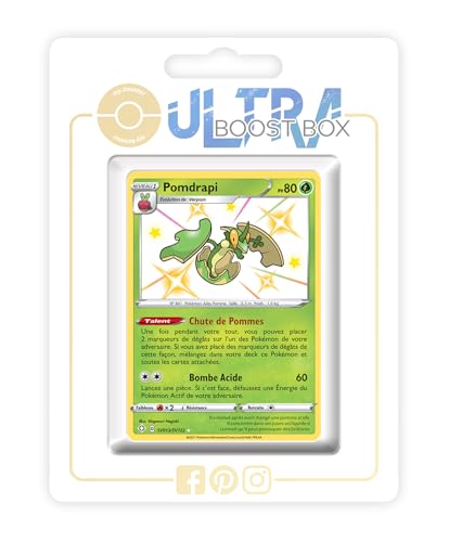 my-booster SWSH045-FR25-UB-SV013 Pondrapi (Drapfel) SV013/SV122 Geheimer Schillerndes-Myboost X Epée et Bouclier, 4.5 Destinées Radieuses, Box mit 10 französisch Pokémon-Karten von my-booster