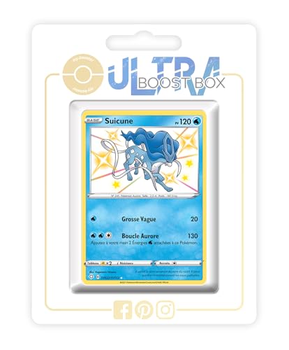 my-booster SWSH045-FR25-UB-SV022 Suicune SV022/SV122 Geheimer Schillerndes-Myboost X Epée et Bouclier, 4.5 Destinées Radieuses, Box mit 10 französisch Pokémon-Karten von my-booster