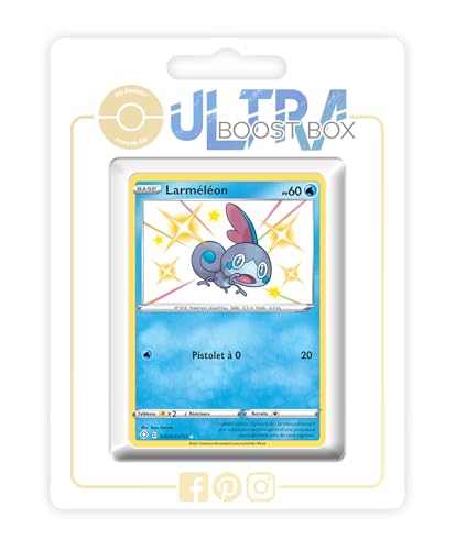 my-booster SWSH045-FR25-UB-SV025 Larméléon (Memmeon) SV025/SV122 Geheimer Schillerndes-Myboost X Epée et Bouclier, 4.5 Destinées Radieuses, Box mit 10 französisch Pokémon-Karten von my-booster