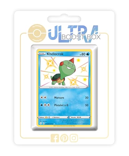 my-booster SWSH045-FR25-UB-SV028 Khélocrok (Kamehaps) SV028/SV122 Geheimer Schillerndes-Myboost X Epée et Bouclier, 4.5 Destinées Radieuses, Box mit 10 französisch Pokémon-Karten von my-booster