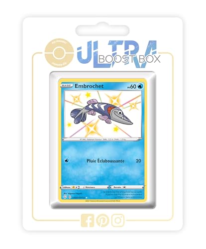 my-booster SWSH045-FR25-UB-SV031 Embrochet (Pikuda) SV031/SV122 Geheimer Schillerndes-Myboost X Epée et Bouclier, 4.5 Destinées Radieuses, Box mit 10 französisch Pokémon-Karten von my-booster
