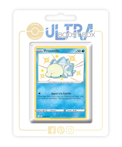 my-booster SWSH045-FR25-UB-SV033 Frissonille (Snomnom) SV033/SV122 Geheimer Schillerndes-Myboost X Epée et Bouclier, 4.5 Destinées Radieuses, Box mit 10 französisch Pokémon-Karten von my-booster