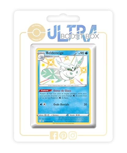 my-booster SWSH045-FR25-UB-SV034 Beldeneige (Mottineva) SV034/SV122 Geheimer Schillerndes-Myboost X Epée et Bouclier, 4.5 Destinées Radieuses, Box mit 10 französisch Pokémon-Karten von my-booster
