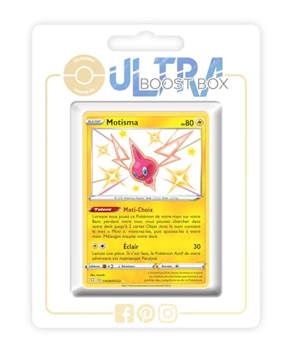 my-booster SWSH045-FR25-UB-SV038 Motisma (Rotom) SV038/SV122 Geheimer Schillerndes-Myboost X Epée et Bouclier, 4.5 Destinées Radieuses, Box mit 10 französisch Pokémon-Karten von my-booster