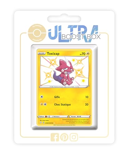 my-booster SWSH045-FR25-UB-SV041 Toxizap (Toxel) SV041/SV122 Geheimer Schillerndes-Myboost X Epée et Bouclier, 4.5 Destinées Radieuses, Box mit 10 französisch Pokémon-Karten von my-booster
