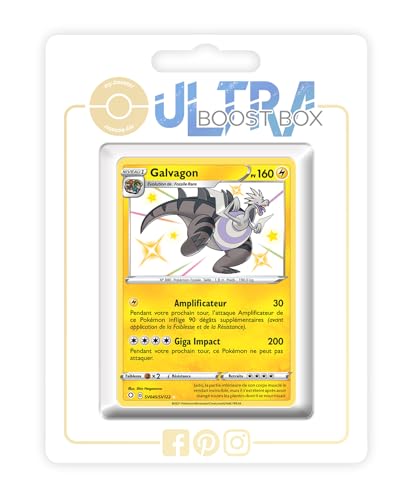 my-booster SWSH045-FR25-UB-SV045 Galvagon (Lectragon) SV045/SV122 Geheimer Schillerndes-Myboost X Epée et Bouclier, 4.5 Destinées Radieuses, Box mit 10 französisch Pokémon-Karten von my-booster