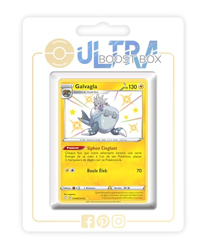my-booster SWSH045-FR25-UB-SV046 Galvagla (Lecryodon) SV046/SV122 Geheimer Schillerndes-Myboost X Epée et Bouclier, 4.5 Destinées Radieuses, Box mit 10 französisch Pokémon-Karten von my-booster