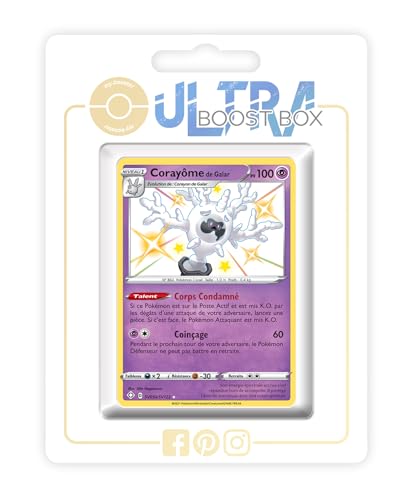 my-booster SWSH045-FR25-UB-SV050 Corayôme de galar (Galar-Gorgasonn) SV050/SV122 Geheimer Schillerndes-Myboost X Epée et Bouclier, 4.5 Destinées Radieuses, Box mit 10 französisch Pokémon-Karten von my-booster