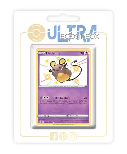 my-booster SWSH045-FR25-UB-SV051 Dedenne SV051/SV122 Geheimer Schillerndes-Myboost X Epée et Bouclier, 4.5 Destinées Radieuses, Box mit 10 französisch Pokémon-Karten my-booster SWSH045-FR25-UB-SV051 Dedenne SV051/SV122 Geheimer Schillerndes-Myboost X Epée et Bouclier, 4.5 Destinées Radieuses, Box mit 10 französisch Pokémon-Karten von my-booster