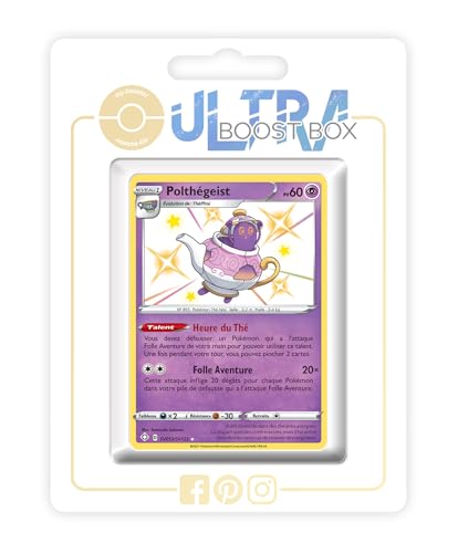 my-booster SWSH045-FR25-UB-SV053 Polthégeist (Mortipot) SV053/SV122 Geheimer Schillerndes-Myboost X Epée et Bouclier, 4.5 Destinées Radieuses, Box mit 10 französisch Pokémon-Karten von my-booster