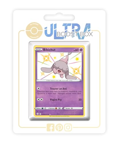 my-booster SWSH045-FR25-UB-SV054 Bibichut (Brimova) SV054/SV122 Geheimer Schillerndes-Myboost X Epée et Bouclier, 4.5 Destinées Radieuses, Box mit 10 französisch Pokémon-Karten von my-booster